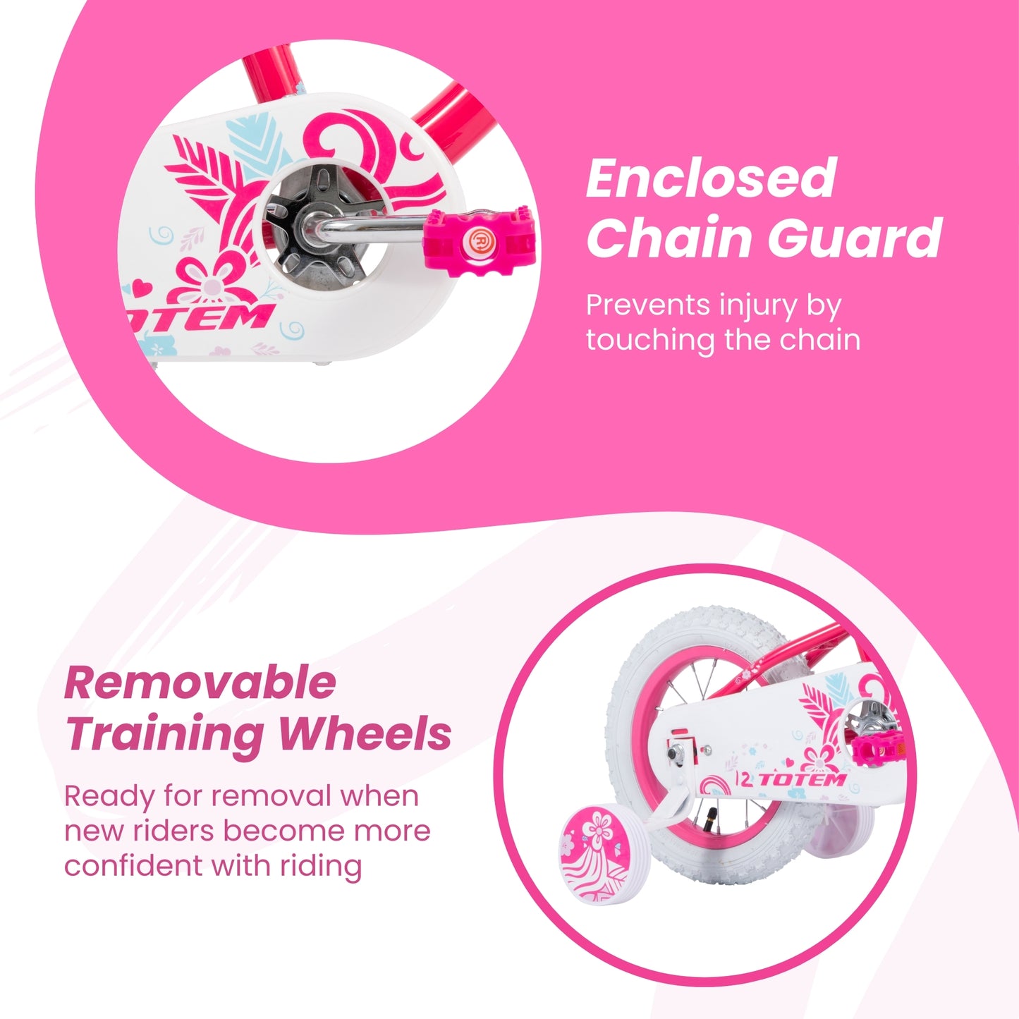 TOTEM 12" Princess Pump Up BMX Bike