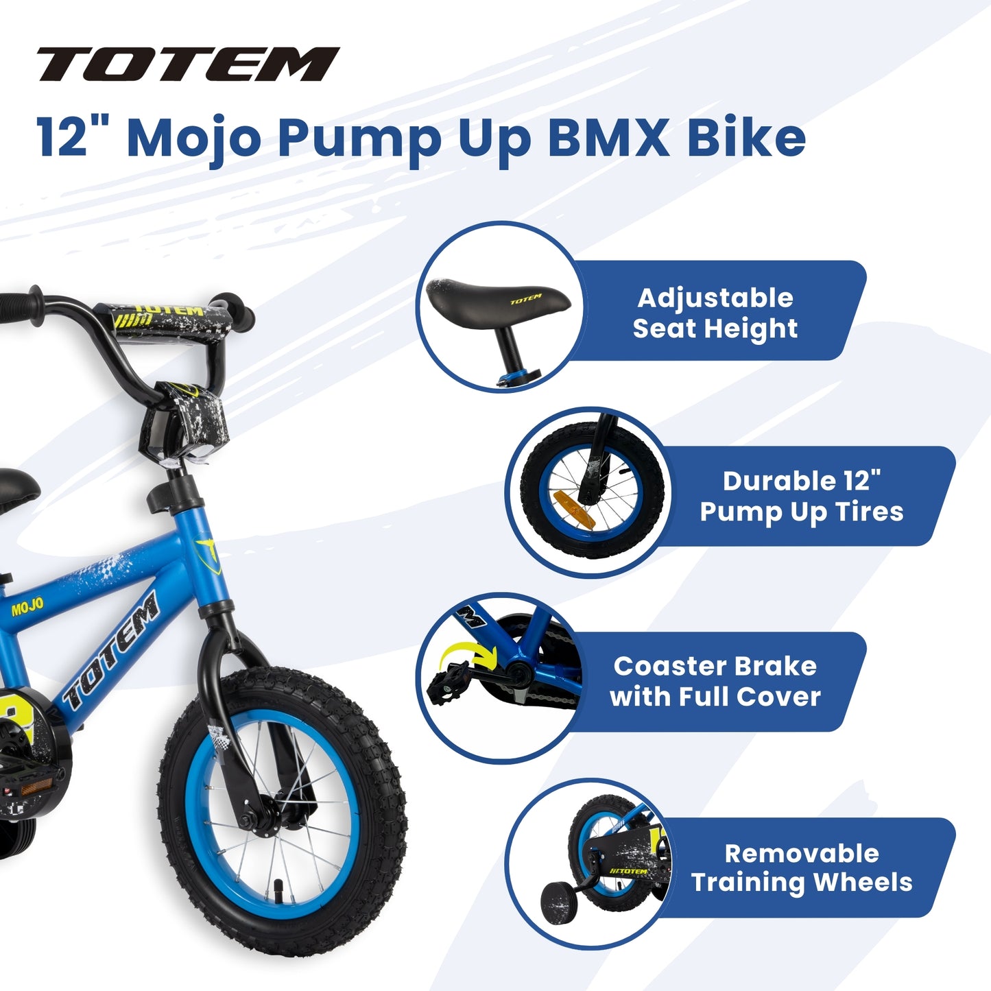 TOTEM 12" Mojo Pump Up BMX Bike