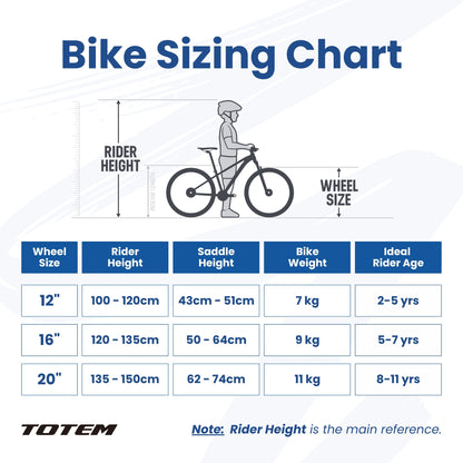 TOTEM 12" Mojo Pump Up BMX Bike